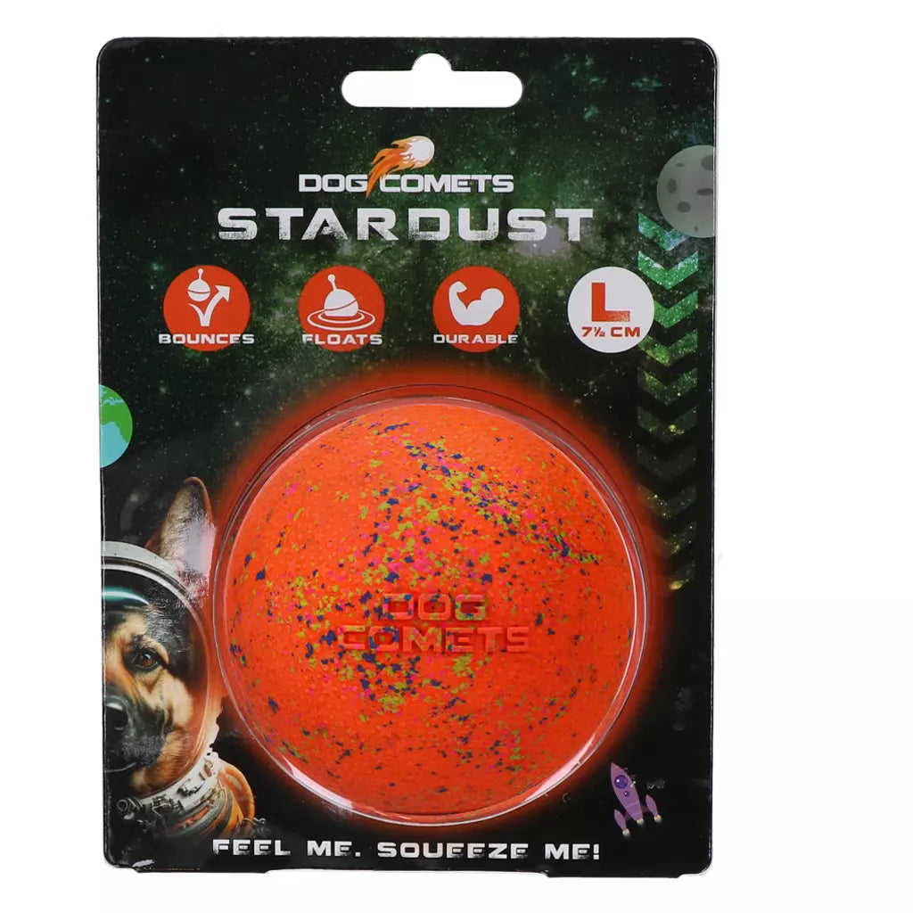 Dog Comets Stardust Orange
