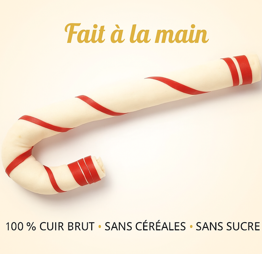 Canne à sucre de Noël 45 cm