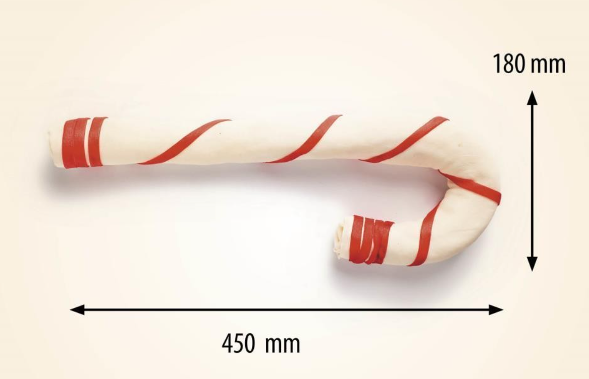 Canne à sucre de Noël 45 cm