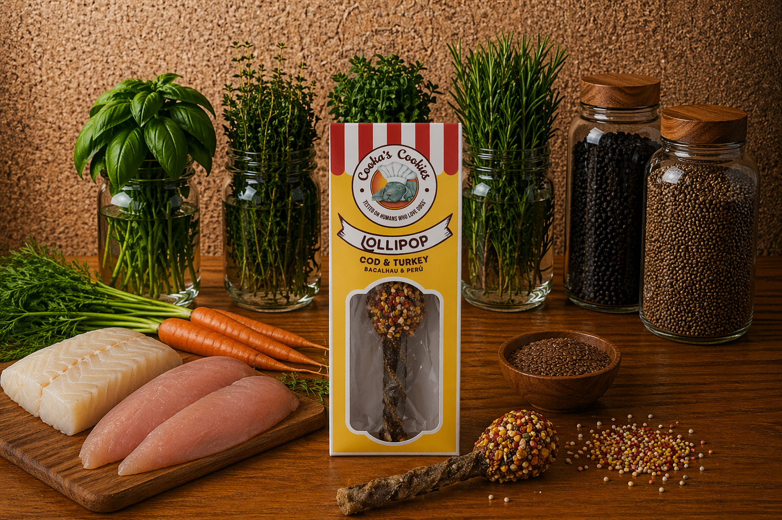 Sucette gourmande — Friandise artisanale & naturelle pour chien