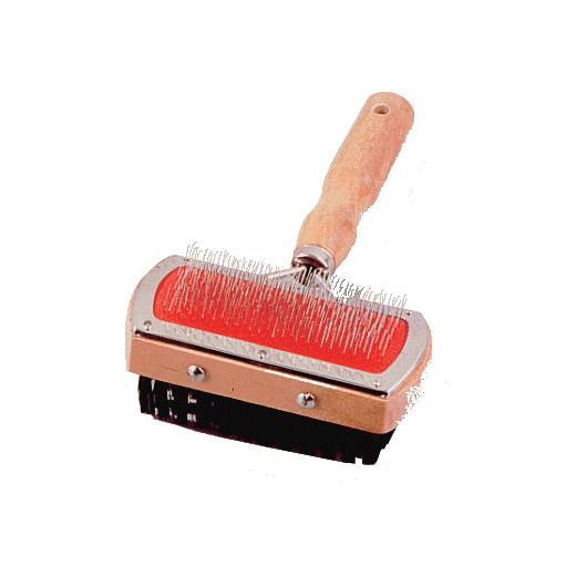 Brosse carde double usage