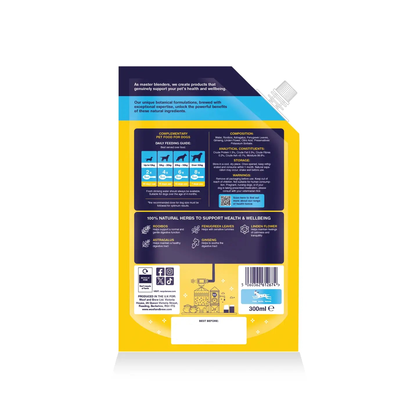 Le tonique aux herbes 100% naturelles