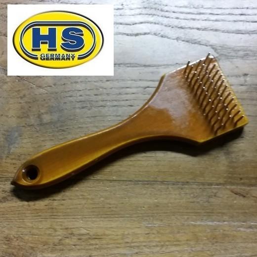 Brosse étrille - manche en bois
