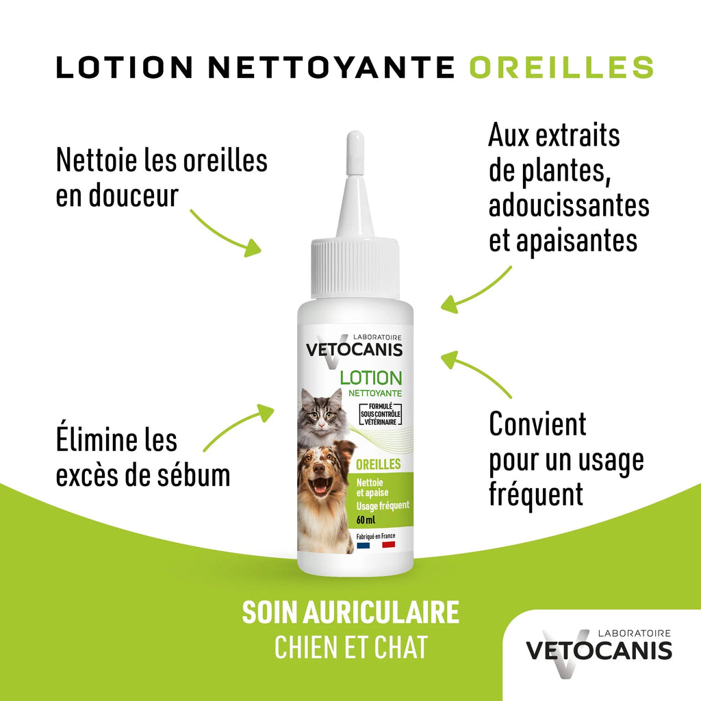 Lotion Nettoyante des Oreilles