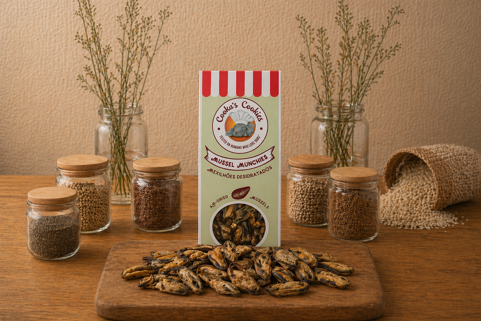 Fringales aux moules – Friandise naturelle riche en oméga-3 et minéraux pour chien