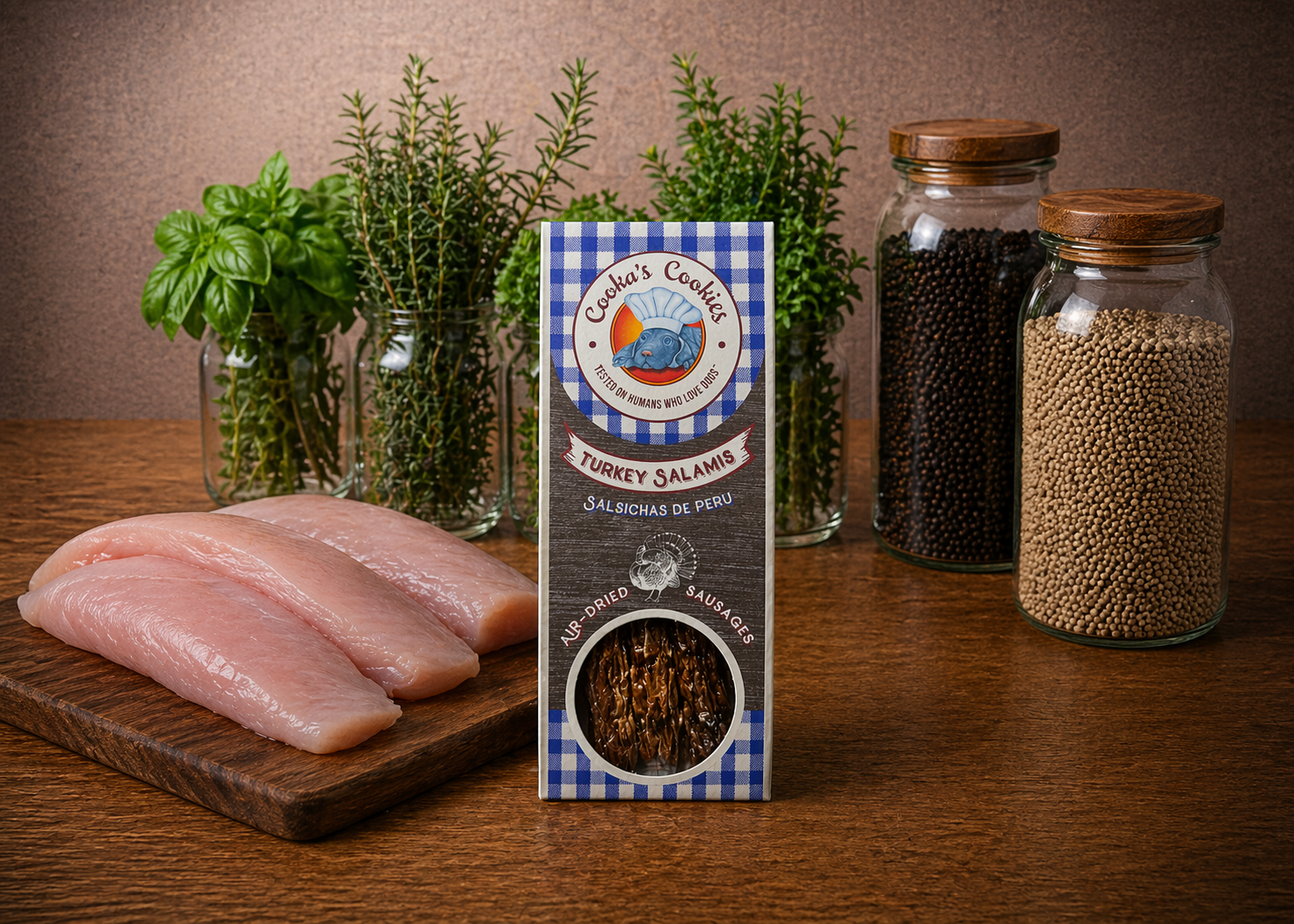 Salami de dinde – Friandise naturelle & gourmande pour chien