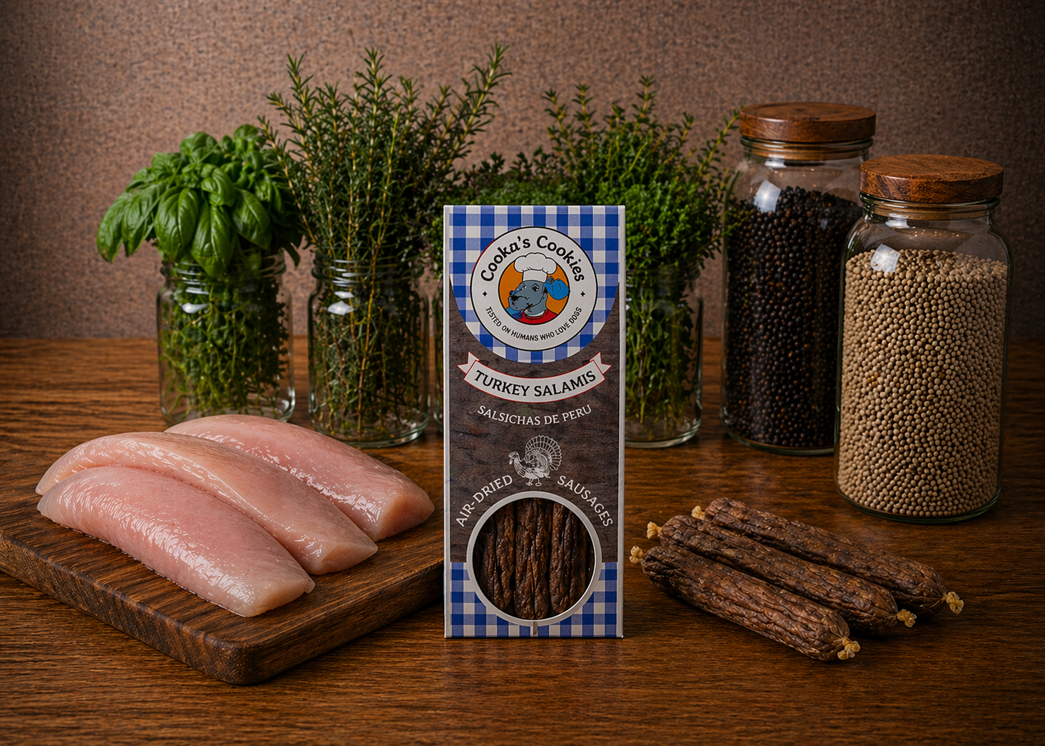 Salami de dinde – Friandise naturelle & gourmande pour chien