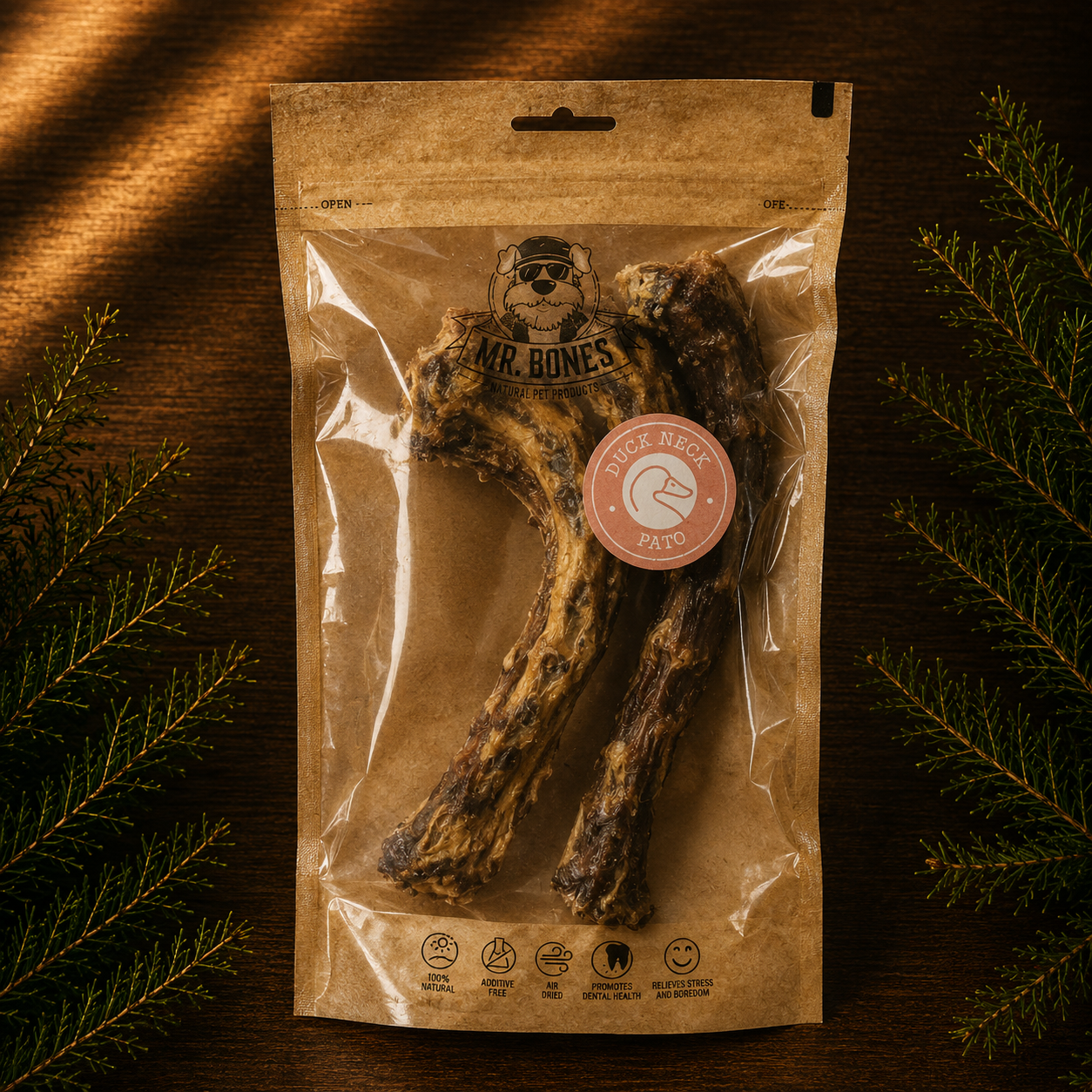 Cou de canard naturel pour chien