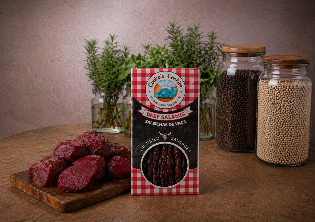 Salami de bœuf – Friandise naturelle & gourmande pour chien
