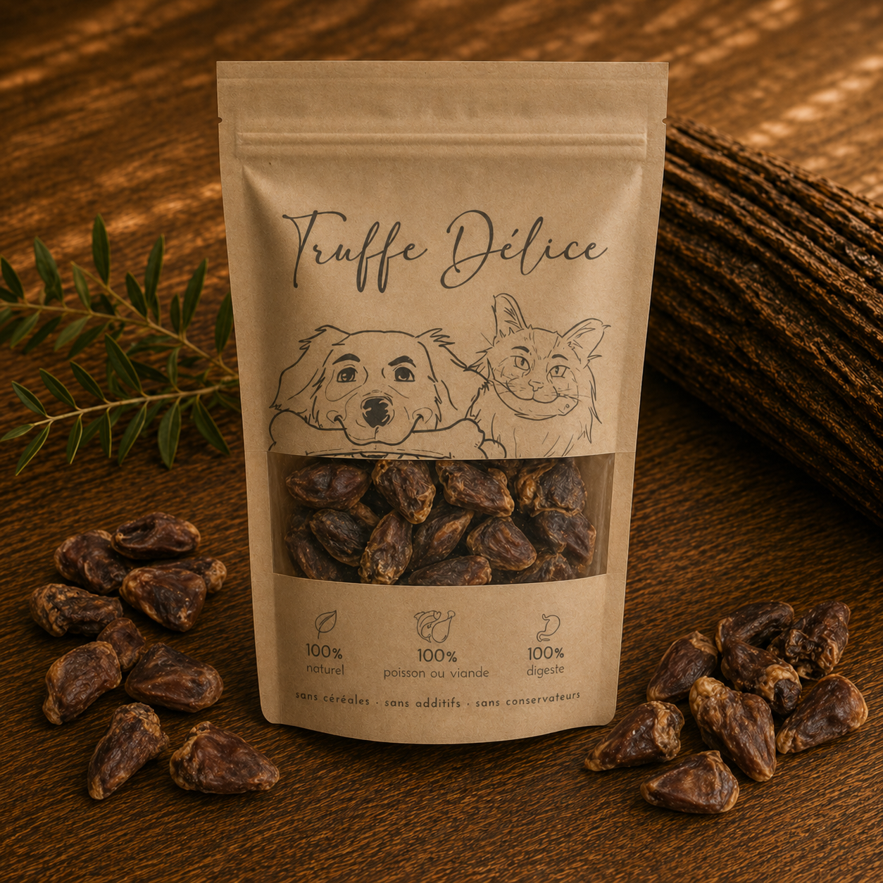 Cœurs de poulet – friandises naturelles