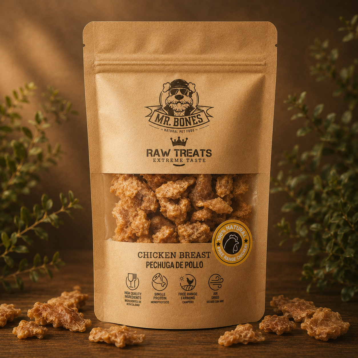 Raw Treats – Poitrine de poulet naturelle