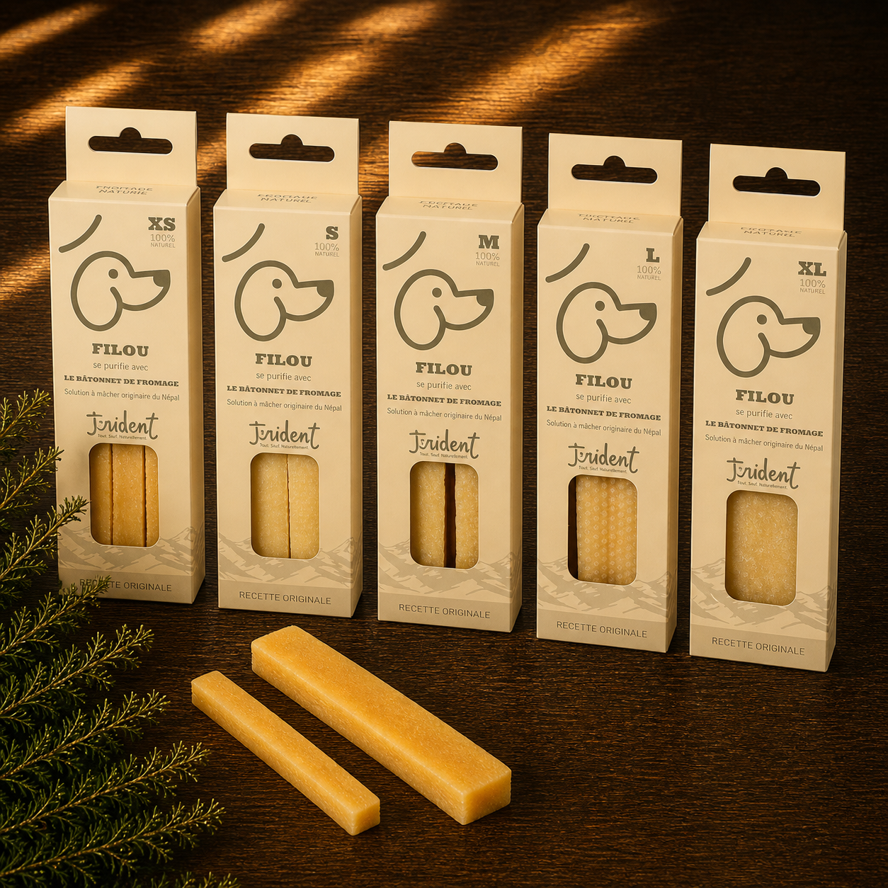 FILOU – BÂTONNET DE FROMAGE À MÂCHER