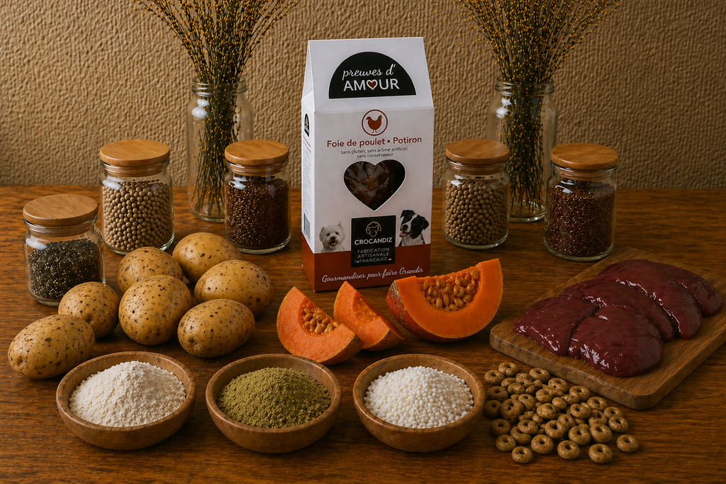 Friandises naturelles au foie de poulet & potiron pour chien – recette artisanale