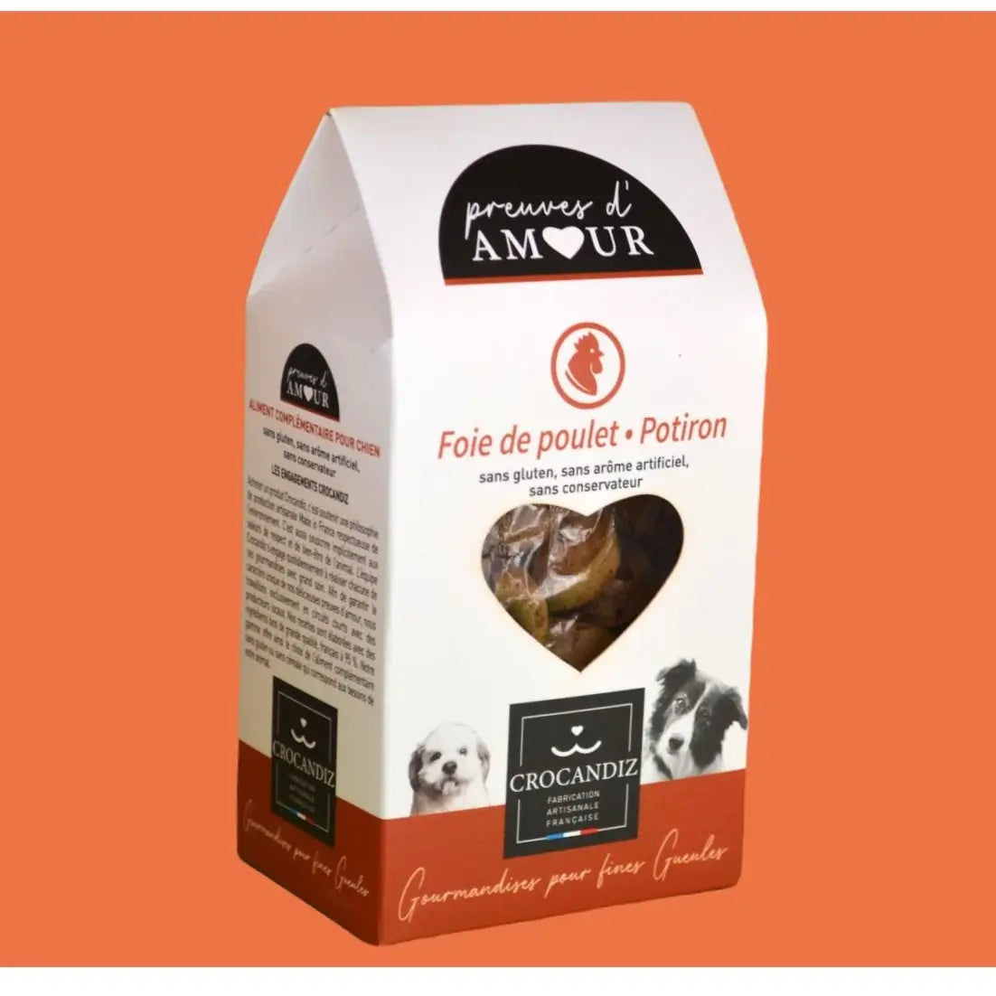 Biscuits foie de poulet - potiron