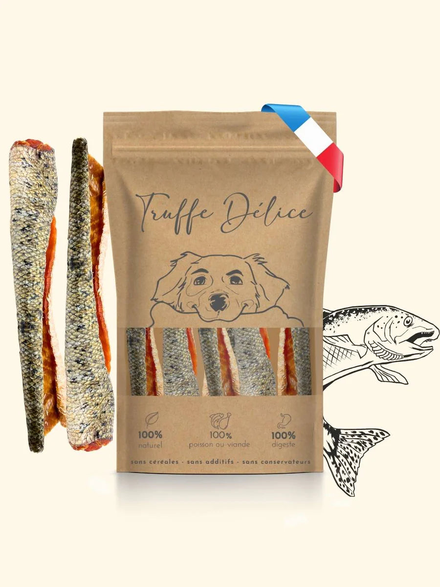 Peau de saumon à la chair fondante